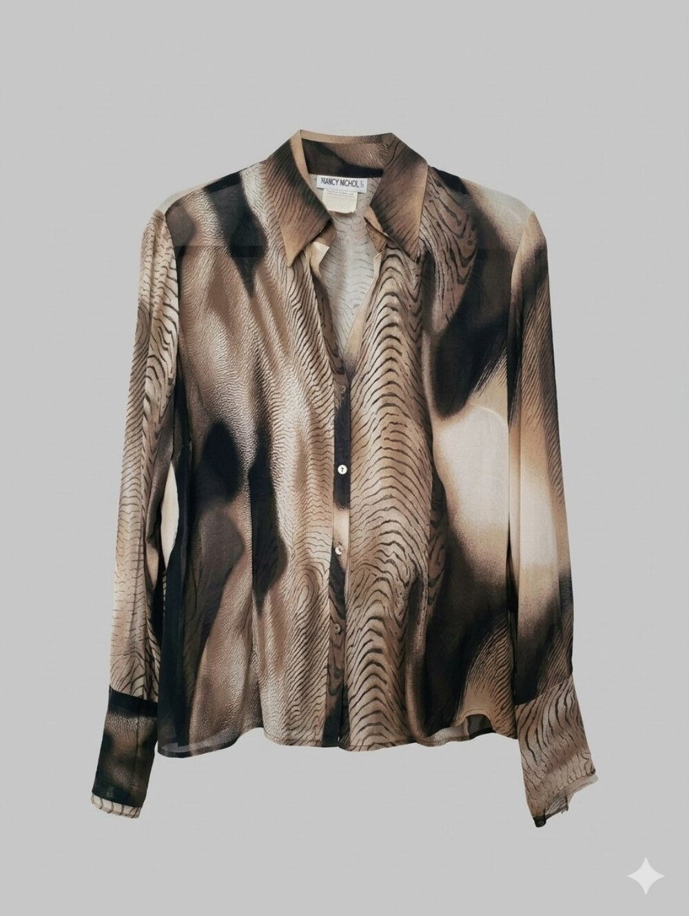Vintage Holt Renfrew Women's Blouse P2P 20"